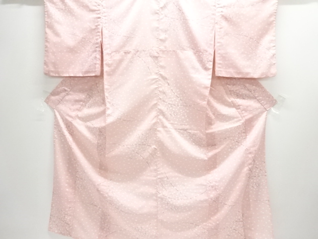 駒絽枝花小紋着物